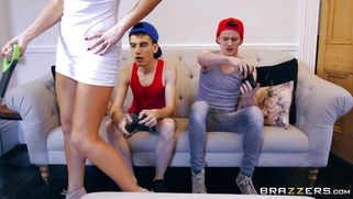 Mom Rebecca Jane Smythe seduces her son's friend