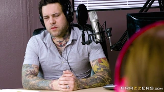 Dani Jensen seducing a guy to get job on a radio show