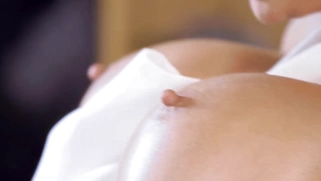 Mom Jasmine Jae in stockings gets banged standing up