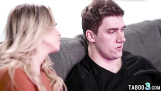 MILF stepmom worries about her stepson