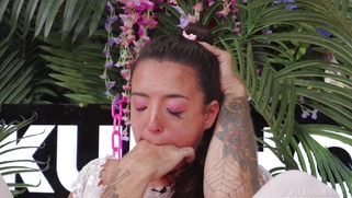 Sasha Tatcha is riding hard cock with her shaved twat