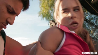 Summer Vixen gets banged by Victor Ray standing