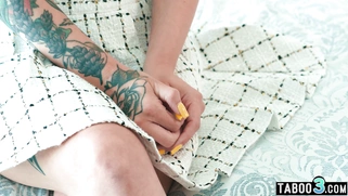 Petite babe starting her day on big dick