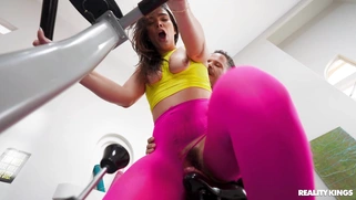 Ivy Ireland gets her ass drilled by Scott Nails standing