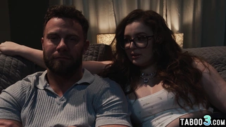 Big titted BBW babe consoling her lover