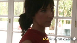 Lucky pool stud gets to plow a torrid milf's fat tits!