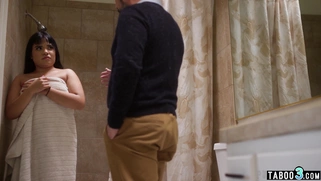 Latina teen anal fucked by her butler