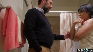 Latina teen anal fucked by her butler