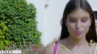 VIXEN Beautiful Stephanie has a passionate romance while traveling