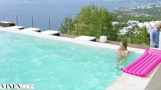 VIXEN College Student Fucks Her Boss After Getting Caught