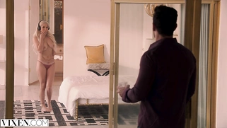 Vixen Two busty neighbors seduce and fuck their married neighbor