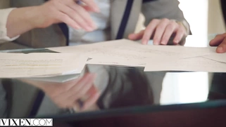 VIXEN Hot College Girl Fucks Teacher