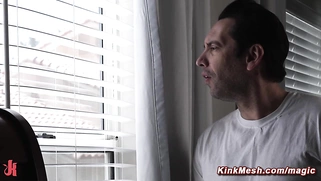 Guy fists and fucks bound neighbor