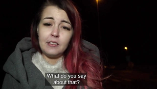 Sexy Red Haired Local Woman Seeks Help but Gets Fucked Hard