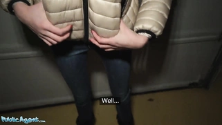 Lost Spanish Babe Macarena Lewis Fucked in Garage