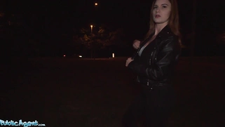Katarina Rina Fucked Doggystyle At Night in the Woods