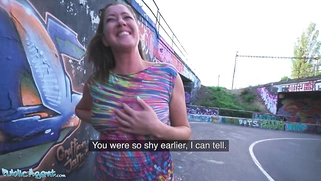 Elisa Tiger Fucked Doggystyle Below Highway