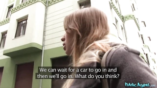 Curvy Blonde with Large Boobs Fucked and Spunked on her Pussy