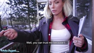 Beautiful Blonde Caty Kiss Loves Big Cock