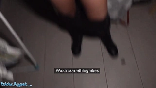 Large tits raped doggy-style by Romanian Nilla Black