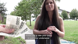 Lara Fox gets her skinny ass covered in spunk