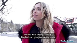 French babe Jennifer Amilton fucks a guy in his office