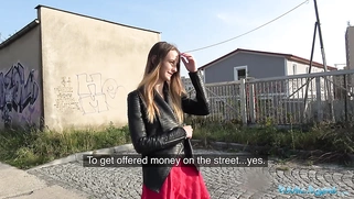 She gets fucked hard and is pantyless