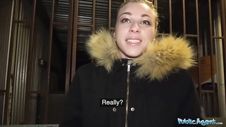 As the tight pussy stretched in the public restroom, several orgasms occurred