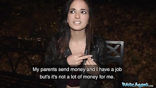 Public Agent Spanish Hotty Pussy Pounded by a Stranger