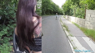 Lost Tourist Fucked outside under a Bridge