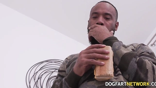 Dark Haired Selena Ivy Gets Two Huge Black Cocks from Her Roommates