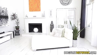 Lizzie Love Sucks And Fucks Two Huge Black Cocks And Gets Creampied