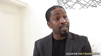 Alena Croft Sits On BBC With Her Big Juicy Ass