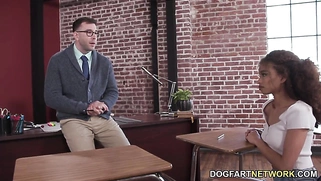 Cecilia Lyon Takes Her Teacher's Cock For Extra Credit