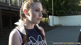 Basketball Team Fucks Arietta Adams with a Handsome face