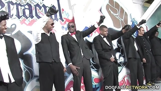 Aiden Aspen Interracial Gangbang