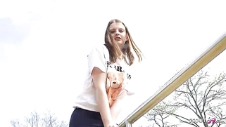 GERMAN SCOUT - Anal Casting Skylar Sweet