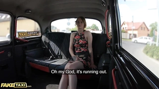 Fake Taxi, a peeping taxi driver fucks a skinny redheaded Ariela Donovan