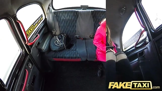 Linda Sweet Fucks Big Cock Driver All Over Taxi