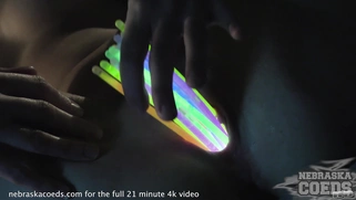 Hot Blondie Gapes Her Gash with Close-Ups