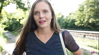 GERMAN SCOUT - Mature Riddy Casting Sex