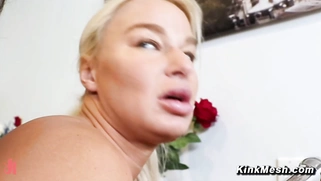 First anal lesbian pounding for stepmom