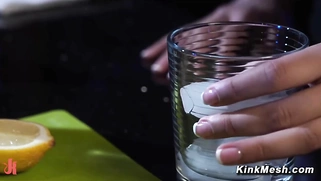 Sex and Massive Cock on the Counter