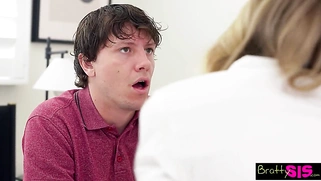 Stepsister: "Will "Is this how I make my school uniform look sexy?"