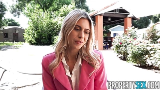 PropertySexArtHistory Professor Very Hot Blonde Real Estate Agent
