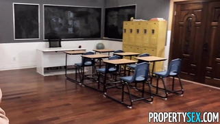 Cute Real Estate Agent Shows Her Mother's Client