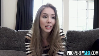 Busty agent with stunning big tits wants an honest review