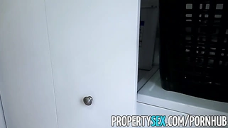 Stunning and cute buyer fucks her agent Real Estate