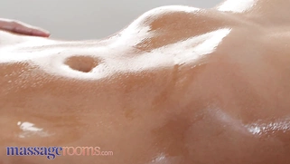 Czech Leanne Lace lesbian scissoring with a hot Asian beauty