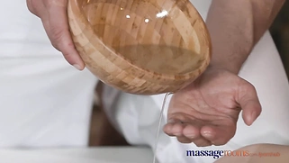 Sexy teen with a plump round ass sucks and fucks a big cock